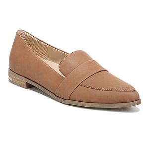 Dr. Scholl’s Faxon Leather Loafers Pointed Flats Brand New